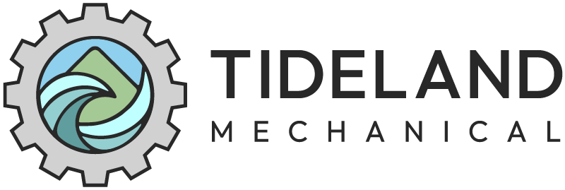 Tideland Mechanical logo icon and text.